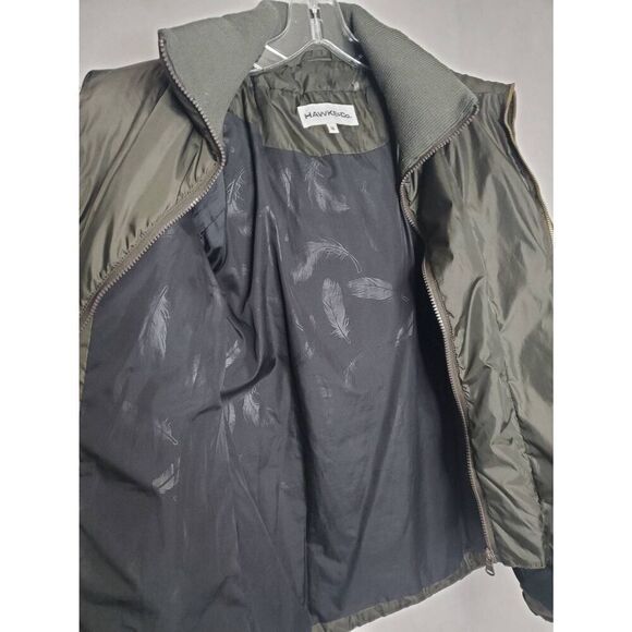 Hawke & Co Women's Down Hooded Puffer Coat Winter Ski Neutral - Picture 4 of 8